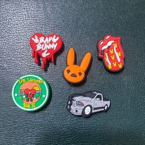 Bad bunny croc charms